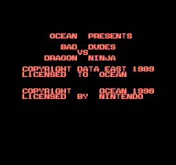 Bad Dudes vs. Dragon Ninja (E) [!]-video